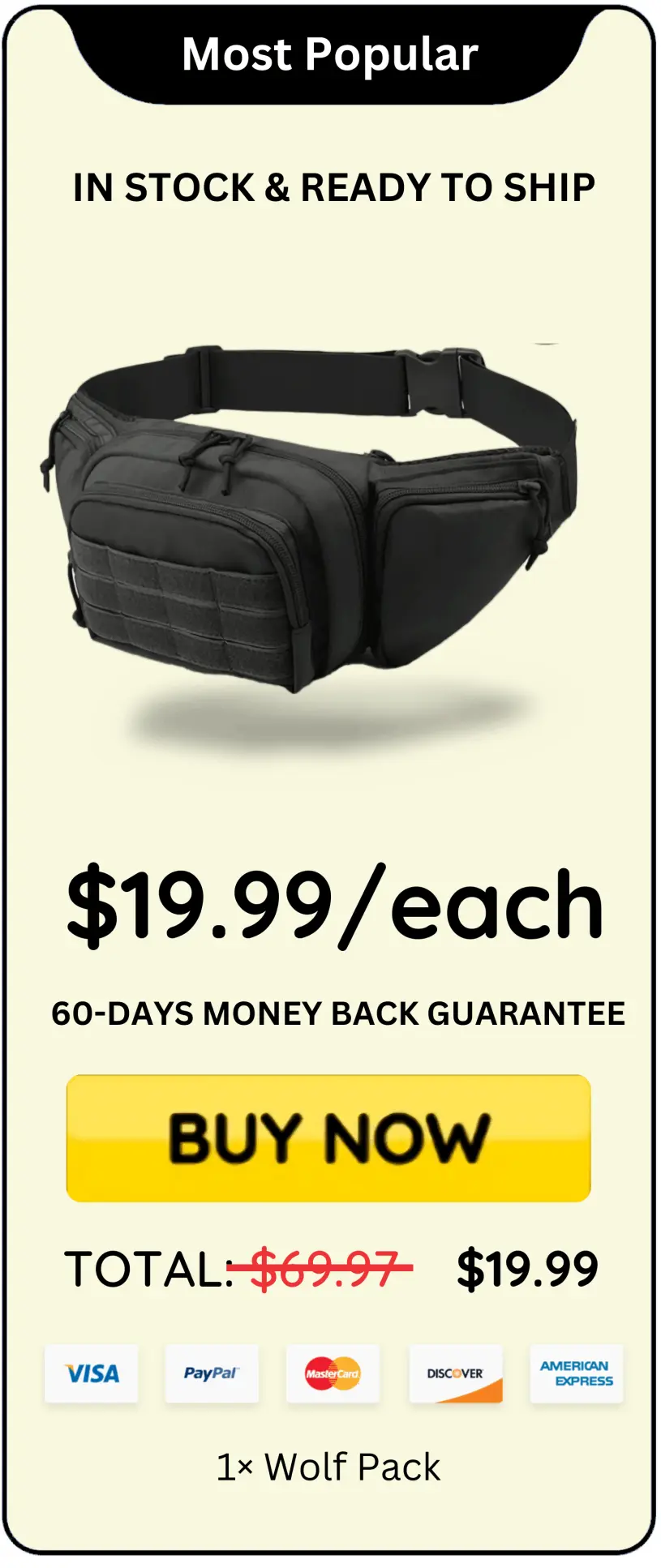 Wolf Pack offer price
