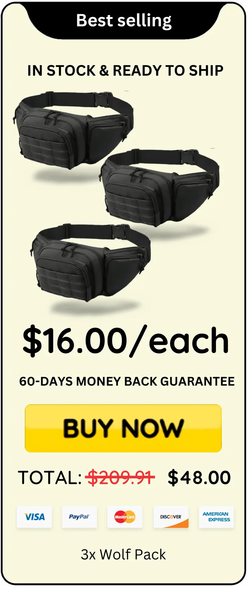 Wolf Pack offer price