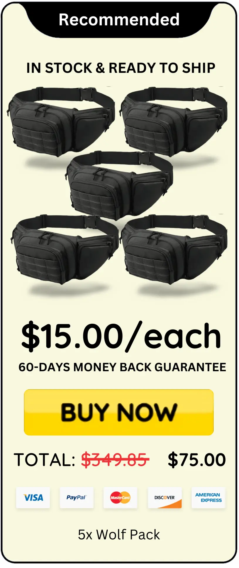 Wolf Pack offer price